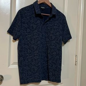 Express floral print polo shirt for men
